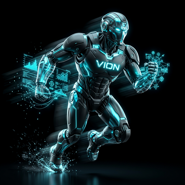 VION Branded Alien Robot